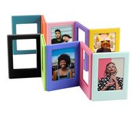 Magnetic Picture Frames, Pack of 10 Magnetic Photo Frames for Fridge, Colourful Picture Frame, Fridge Photo Magnets Design Yourself (8.8 x 6.5 cm)