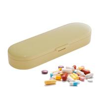 Magnetic Pill Box, Magnetic Pill Case for Travel - Compact Medicine Organizer | Daily Pill Organiser, Portable Travel Pill Case, Pill Box for Handbag, Storage