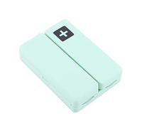Magnetic Pill Case 7 Compartments for Hold Medicine Weekly Pill Box(Green) Storage Supplies
