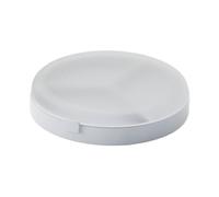 Magnetic Pill Holder - Travel Pill Case for Daily Supplement Planning | Abs Compartment Box with 3 Grid, Compact Organizer for Adult, Friends, Home, Workplace, Trips, 2.32x2.32x0.59 Inches