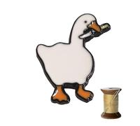 Magnetic Pin Holder - Cute Duck Needle Minder, Quilting Accessory for Sewing | Fabric Grip Tray, Organizer Tool, Embroidery Magnet Pad, Craft Pattern Base, Toy Shaped Thread Keeper Decor