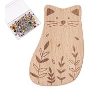 Magnetic Pin Holder for Sewing | Magnetic Needle Holder with Animal Shape | Multi-Purpose Hair Clip Storage Pincushion with 100 Pins for Quilting Crafting Tailoring Embroidery Activities