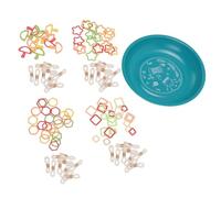 Magnetic Pin Holder, Magnetic Pin Holder For Sewing Magnetic Pin Cushion with 4 Set Stitch Marker Magnetic Pin Dish Sewing Round Bowl Cushion Storage Holder For Sewing Quilting
