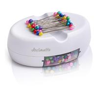 Magnetic Pin Holder, Strong Magnet Pincushion with Drawer, Pin Cushion with 100 Pcs Ball Head Straight Pins for Sewing, Needle Cushions Bobby Pin Holder Paper Clip Organizer for Quilting