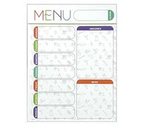 Magnetic Planner - Fridge Planner | 11.02 Inch Weekly Calendar | Dry Wipe Board for Fridge, Efficient Kitchen Organisation , Checklist for Meal Planning Tasks