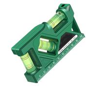 Magnetic Pocket Leveler, Small Leveling Tool, Small Multifunctional Bubble Leveler, Small Leveling Tool, Compact Leveler with Magnetic Carpenter Leveler for Co-Use