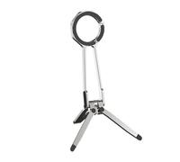 Magnetic Pocket Phone Tripod, Magnetic Phone Tripod Mount Adapter 360° Rotation Foldable Pocket (Silver)
