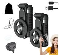 Magnetic Pocket Selfie Stick Mit 360° Drehung, 4 in 1 Multifunktionaler Magnetischer Selfie Stick, Selfie Stick Für iPhone & Android, Telefonstativ Für Zuhause, Reisen, Vlogging & Videoaufnahme (2Pcs)