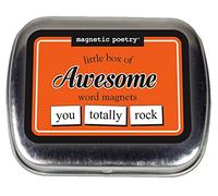 Magnetic Poetry Little Box of Awesome - Words for Refrigerator Write Poems and Letters on the Fridge by Magnetic Poetry