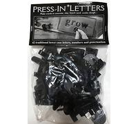 Magnetic Poetry Press in Letters and Numbers Stone Concrete Stamps - Lowercase Traditional Typeface