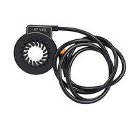 Magnetic Point Power Sensor High Performance 12 Magnetic Point Electric Bicycle Power Sensor Kit Durable Waterproof Connector for E Bike Modification Black