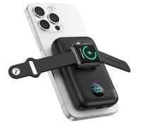 Magnetic Portable Charger for iPhone & Apple Watch,10800mAh 25W PD QC4.0 Fast Charging USB C Power Bank,4 Output Dual-Side Magnet Travel Essentials Battery Pack for iPhone 17/Air/16/15/14/13/12 Series