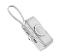 Magnetic Portable Charger - with Foldable Type-C Port and Stand,Mini Portable Earphone Charger,for Women Travelers Gamers Photographers Hikers Daily Commute Travel Hiking Camping Cycling Road Trip