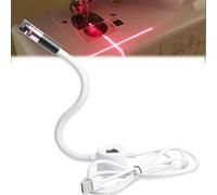 Magnetic Positioning Quilting Light for Sewing Machine,2026 New Sewing Machine Light with Red Crosshair Guide,USB Magnetic Work with 360° Adjustable Gooseneck,for Lathe Woodworking Auto Repair