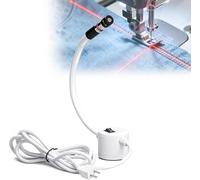 Magnetic Positioning Quilting Light for Sewing Machine, 2026 USB Cross Hair/Pinpoint/Line Red Stitch Light Guides for Precise Stitching, Sewing Guide with Bendable Arm (line)