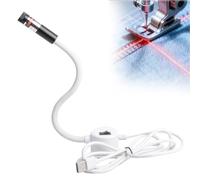 Magnetic Positioning Quilting Light for Sewing Machine, Laser Vision Guide, Sewing Guide Light Red Point Cross Hair Module Generator Projector, Innovative Precise Seam Stitch Lights (Cross)