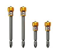 Magnetic Positioning Screwdriver Bits, S2 Steel Magnetic Phillips Screwdrivers Bit Set Quick Release Double Ended Drill Bits with Strong Magnet for Electric Screwdriver
