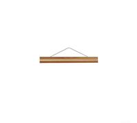 Magnetic Poster Hanger, Teak Wood Hanging Scroll 21-51cm Picture Frame Magnetic Wooden Hanger For Prints Maps Photos Display(51CM)