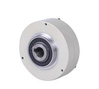 Magnetic Powder Brake Hollow Thin Magnetic Powder Brake/Clutch, Tension Control, Hollow Hole, 24V High Temperature Resistance(3N)