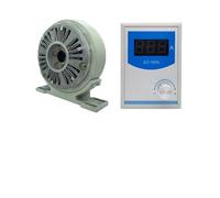 Magnetic Powder Brake With Base Single Hollow Shaft Controller Set 6/12/25/50/100Nm 0.6/1.2/2.5/5/10Kg DC24V 1000RPM For Textile(Hollow-SJ-180A,25N.m(2.5kg))