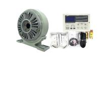 Magnetic Powder Brake With Base Single Hollow Shaft Controller Set 6/12/25/50/100Nm 0.6/1.2/2.5/5/10Kg DC24V 1000RPM For Textile(Hollow-KDT-B-1000,100N.m(10kg))