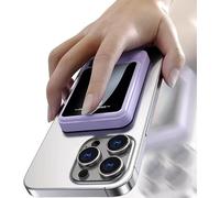 Magnetic Power Bank 10000mAh 22.5W, Fast Charging Portable Charger with LED Display, PD 20W USB-C Battery Pack Compatible with iPhone, Samsung Galaxy, Xiaomi, Qi Devices (Purple 01)