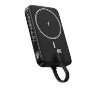Magnetic Power Bank 10000mAh, Portable Charger with a 22.5W Fast Charging USB-C Cable, Battery Pack Phone Charger For iPhone 17/16/15/14/13/12 Series White