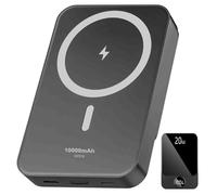 Magnetic Power Bank 10000mAhSmall USB-C Battery Pack with Mag-safe for iPhone 16/15 Plus/Pro/Max,14/13/12 Series,Black