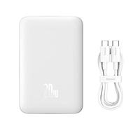 Magnetic Power Bank 20W 10000mAh Wireless Battery Powerbank Portable Charger For iphone 14 13 12 mini pro White