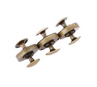 Magnetic Press Studs 10 Sets Metal Magnetic Snaps Double Rivet Clasps Buckles Leather Bag Purse Clothes Sewing Accessories(F 18MM)