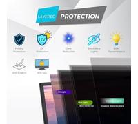 Magnetic Privacy Screen 17.3 inch Filter, Anti Glare Blue Light Filter Protector, Removable 16:9 Aspect Security Shield Compatible With Lenovo Hp Dell Acer Asus Thinkpad Envy Xps 17.3 In Laptop