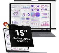 Magnetic Privacy Screen for 15 Inch Microsoft Surface Laptop 5/4/3/2/1 | Removable Anti Peeping Anti Blue Light Anti Glare Laptop Privacy Screen Filter Shield, Private Security Protector Film
