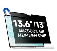 Magnetic Privacy Screen for MacBook Air 13.6/13 Inch (2022-2025, M2, M3, M4), Removable Matte Laptop Privacy Screen Anti Glare Blue Light Filter - Anti-Spy for Mac 13.6in Computer