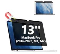 Magnetic Privacy Screen Protector for MacBook pro 13 inch (2016-2022,M1, M2), Privacy Screen Filter for MacBook Air 13 Inch (2018-2021, M1), Anti-Spy/Anti Fingerprint/Anti Blue Light/Anti Glare