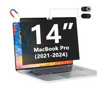 Magnetic Privacy Screen Protector for MacBook Pro 14 Inch 2021-2024 (M1/M2/M3/M4), Removable Anti Spy Glare Blue Light Shield, 14.2" Mac Laptop Privacy Filter