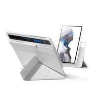 Magnetic Protective Case for RedMagic Astra 2, Y-Fold Stand Bracket Tablet Sleeves Cover, All-inclusive Protection Case, PC Slim Smart Lightweight，white