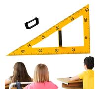 Magnetic Protractor | Angle and Shape Drawing Tool,Large Size Ruler for Teachers,for Drawing, Mathematics, School, Classroom, Whiteboard And