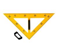 Magnetic Protractor - PVC, 14.37x14.37x20.28in Triangle Ruler Large Teaching Tool | Chalkboard Magnetic Angle Measurement Geometry Aid, Giant Protractor For Classrooms, Math Teaching