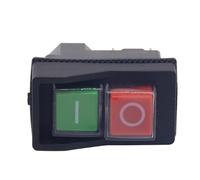 Magnetic Push Buttons, 4-Pin AC 250V 16A Electric Power Supply Devices - Electromagnetic Button, For Milling Machines, Drills, Grinders, Cutting Machines, Cranes, Table Saws