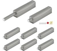 Magnetic Push Latch & Lock ZKRIOC 8 Pack Push to Open Door Latch Cabinet Hardware for Touch Latch and Catch Drawer Push Release Tip on Closet Close Strong Pop Out