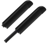 Magnetic Push to Open Latch,Drawer Closer,Magnetic Catches Latches,Cabinet Door Touch Push Open Magnetic Latch 2 Pack (Color : Black, Size : 2pcs) (Color : Black, Size : 2pcs)(Black)