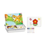 Magnetic Puzzle Blocks for Kids 3-6 Years - Durable Educational Toddler Toys, Magnetic Building Blocks for Boys & Girls, Early Learning Intelligence Toy (Children's Zoo)