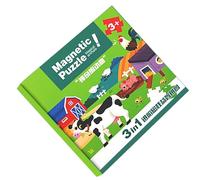 Magnetic Puzzle - Creative Shape Building Game, Travel Activity Set Strong Magnetics Tiles Cognitive Skills Imaginative Play | Magneticss Puzzles for Children, Learning, Preschool Education