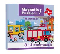 Magnetic Puzzle for Children - Activity Toy for Travel and On the Go | Magnetic Games for and Girls Children from 2-6 Years for Learning Education Development Preschool Nursery, Car Plane Travel Ge