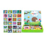 Magnetic Puzzle,Funny Double Sided Board Games | Portable Jigsaw Magnet Tabletop Toys,for Kids Boys Preschool Homeschool Classroom Playroom Road Trip Car Travel Birthday Holiday
