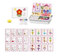 Magnetic Puzzles Face Dress Up Travel Gam Double Side Educational Learning Toy, 2026 New Magnetic Math Master Set, Enhances Creativity and Learning(Women)