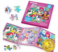 Magnetic Puzzles for 2 Year Olds - Travel Games for Kids 3-5