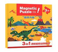 Magnetic Puzzles for Kids, Encourages Creativity and Imagination, Complete Set, Educational Learning Magnets, Jigsaw Activities Toys, Learning Tool, for Boys Girls Ages 2-6,