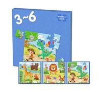 Magnetic Puzzles for - Preschool Educational Learning Activities - Magnet Jigsaw Puzzle | for Hand Eye Coordination Fine Motor Skills