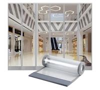 Magnetic PVC Strip Curtain Door Kit Heat Insulation & Dustproof Partition Curtains for Commercial Use (50x270cm 19.7x106.3in) Windproof Anti Cold Easy Installation